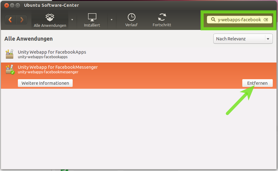 ubuntu-webapps-deinstallieren